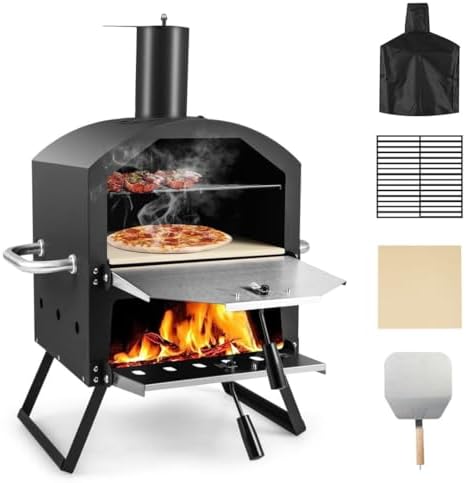 Compact 2-Tier Pizza Maker