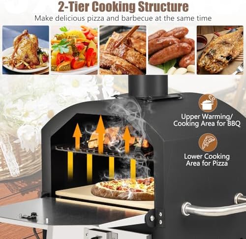 2-Layer BBQ Pizza Maker