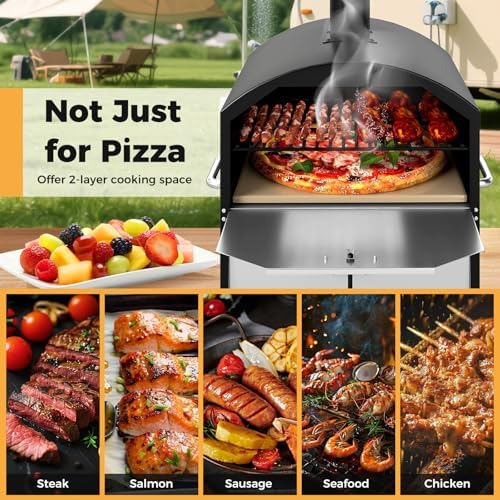 Dual-Layer Pizza Cooker
